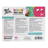 Mont Marte Kids Play Dough Set 6pc x 60g - Fun Vibrant Colours- alt image 0