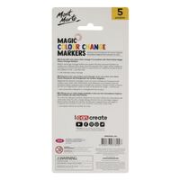 Mont Marte Kids Magic Colour Change Markers 5pc- alt image 0
