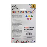Mont Marte Kids - Smiley Star Crayons 5pc- alt image 0
