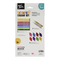 Mont Marte Kids - Scented Marker Pens Crayons Colouring And Paint Art Set 18pc- alt image 0