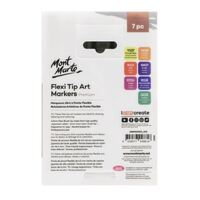 Mont Marte Premium Flexi Tip Art Markers Premium 7pc- alt image 0