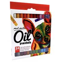 Mont Marte Oil Pastels 24pc - High Quality Pigments- alt image 0