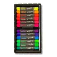 Mont Marte Watersoluble Fluoro Oil Pastels 12pc- alt image 0