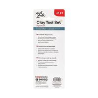 Mont Marte Signature Plastic Clay Tool Set 14pc- alt image 0