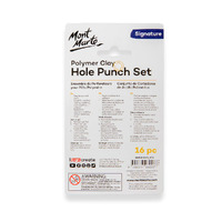 Mont Marte Polymer Clay Hole Punch Set 16pc- alt image 0