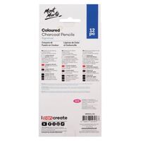 Mont Marte Signature Coloured Charcoal Pencils 12pc- alt image 0