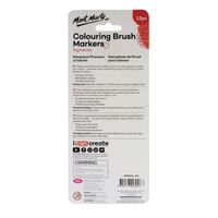 Mont Marte Marker Set - Adult Colouring Brush Markers 12pc- alt image 0