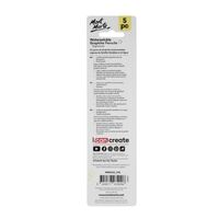 Mont Marte Signature Watersoluble Graphite Pencil Set - 5pc With Brush- alt image 0
