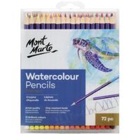 Mont Marte Premium Pencil Set - Watercolour Pencils 72pc- alt image 0