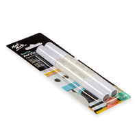 Mont Marte Acrylic Paint Pens Dual Tip White 2pc- alt image 0