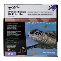 Mont Marte Paint Set - H2O Water Mixable Oil Paint 36pc x 18ml- alt image 0