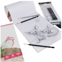 Mont Marte Signature Sketch Pad White Paper A4 150gsm 25 Sheet- alt image 0