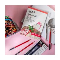 Mont Marte Sketch Pad White Paper A5 150gsm 25 Sheet- alt image 0