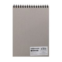 Mont Marte Jumbo Sketching Diary Spiral Bound White Paper A4 110gsm 100 Sheet- alt image 0