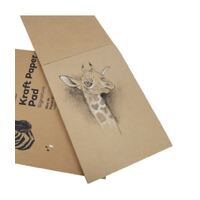Mont Marte Signature Kraft Paper Pad A4 115gsm 50 Sheet- alt image 0