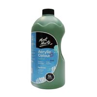 Mont Marte Signature Acrylic Paint Pump Bottle 1L - Sap Green- alt image 0
