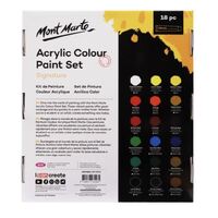 Mont Marte Paint Set - Signature Acrylic Paint 18pc x 36ml- alt image 0