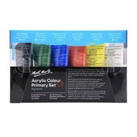 Mont Marte Signature Acrylic Colour Paint Set 6pc x 50ml- alt image 0