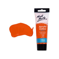 Mont Marte Signature Acrylic Paint 75ml Tube - Orange- alt image 0