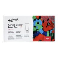 Mont Marte Signature Acrylic Colour Paint Set 8pc x 75ml- alt image 0