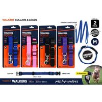 Walkers Adjustable Dog Collar & Lead Medium - Randomly Selected- alt image 0