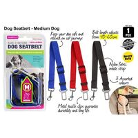 Dog Pet Safety Seat Belt Clip for Car Vehicle Seatbelt Adjustable Harness Lead - Medium Dog - Randomly Selected- alt image 0