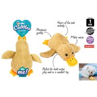 Plush Duck Dog Toy with Squeaky- alt image 0