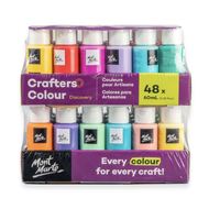 Mont Marte Discovery Crafters Acrylic Paint Set 48pc x 60ml- alt image 0