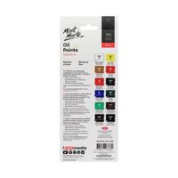 Mont Marte Oil Paint Set 12 Colours - 12pc x 12ml Tubes- alt image 0