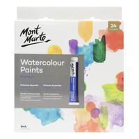 Mont Marte Premium Paint Set - Watercolour Paint 24pc x 8ml- alt image 0