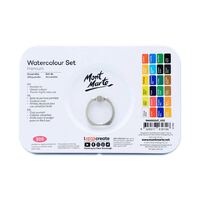 Mont Marte Premium Watercolour Paint Set - Tin 27pc- alt image 0