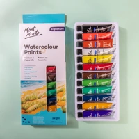 Mont Marte Signature Watercolour Paint 12pc x 12ml- alt image 0