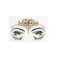 Stick On Gold Face Jewels- alt image 0