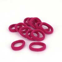 Elastic Hair Bands 5cm - Pink 12 Pack- alt image 0