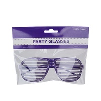 Bling Party Glasses Purple- alt image 0