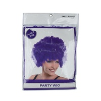 Afro Wig Purple- alt image 0
