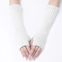 80s Arm Warmer White- alt image 0