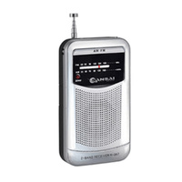 Portable Pocket AM/FM Radio Speaker w/ stereo Earphone Plug- alt image 0