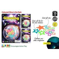 15pcs Space Glow In The Dark Stars Baby Kid Bedroom Luminous Fluorescent Wall Stickers- alt image 0