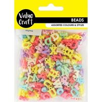 Beads Kids Alphabets Pastel 60g- alt image 0