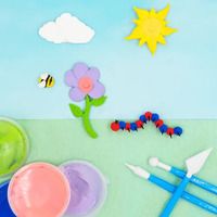Sensory Play Foam Pastel Colours 5 pack- alt image 0