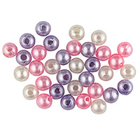 Assorted Colours Pearls Beads 6mm 20g- alt image 0