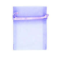 Mini Organza Bags 10cm x 7.5cm - Lavender 7 Pack- alt image 0