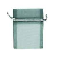 Mini Organza Bags 10cm x 7.5cm - Silver 7 Pack- alt image 0