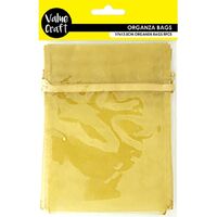 Organza Bag Small - Mustard 5pcs- alt image 0