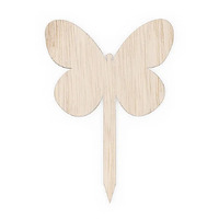 Craft Wood Butterfly Stakes 3pcs- alt image 0