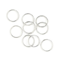 Split Rings 16mm 12 Pack - Silver- alt image 0