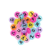 Round Alphabet Crystal Letters Beads 30 Pack- alt image 0