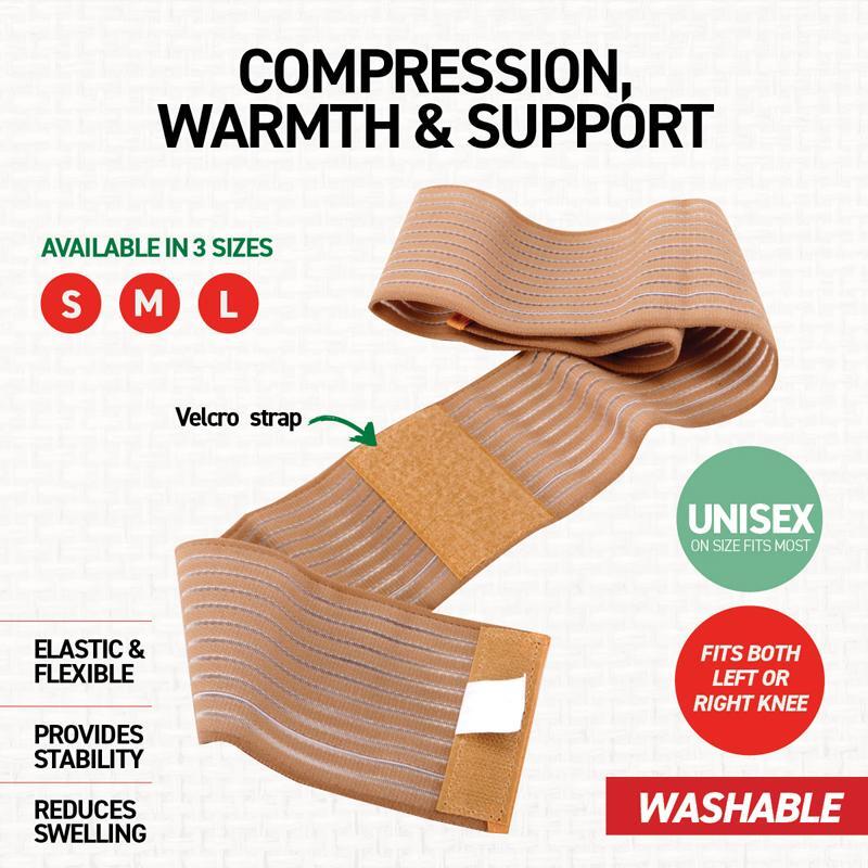 Support Value Elastic Wrap & Strap Knee