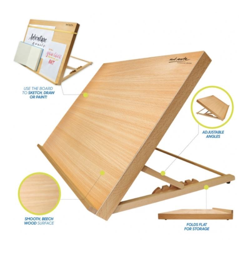 Easel Stand and Drawing Board for Art Painting Wooden, Hobbies & Toys,  Stationery & Craft, Art & Prints on Carousell